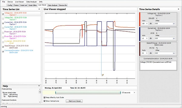 Advanced BatControl GUI