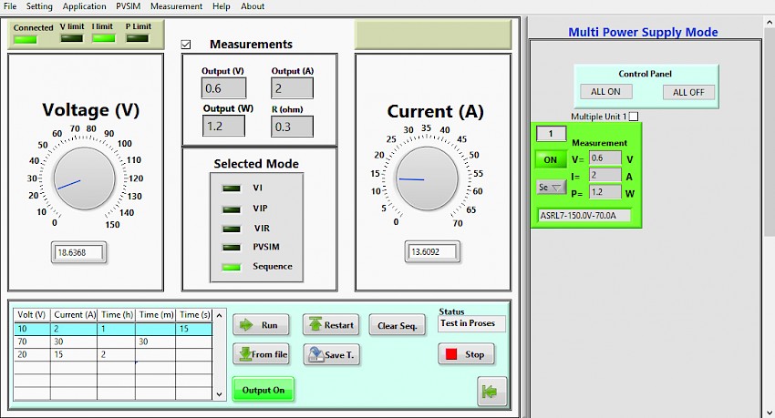 DC Source Software