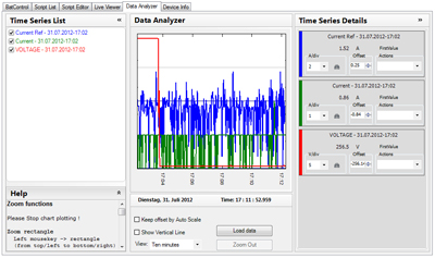 Energy Storage and Drive Cycling GUI